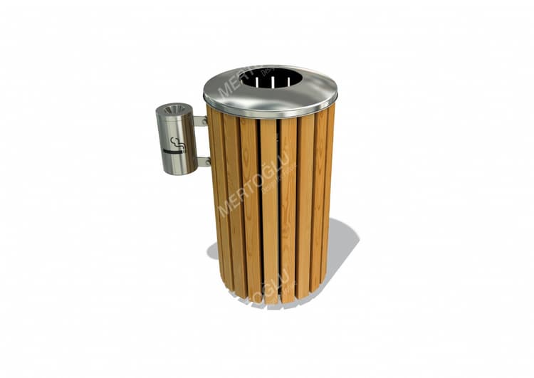 Dış Mekan Çöp Kovaları-Mbk-109 Küllüklü