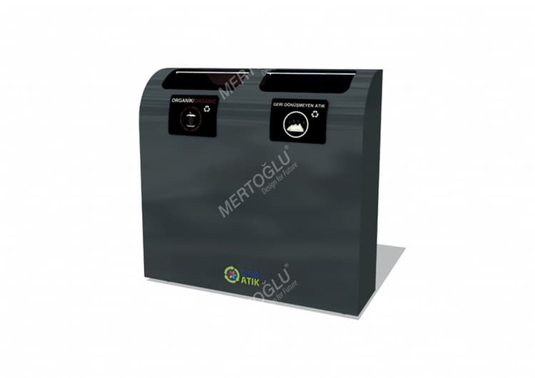 Geri Dönüşüm Atık Üniteleri Mak-643b İkili Kovalı