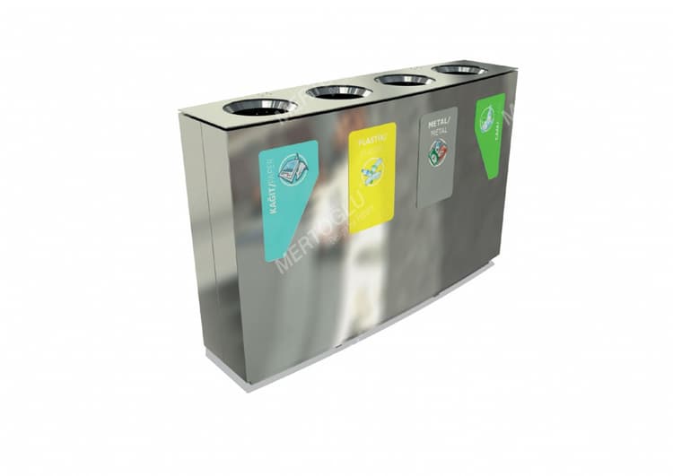 Geri Dönüşüm Atık Üniteleri Mak-672a-Dörtlü