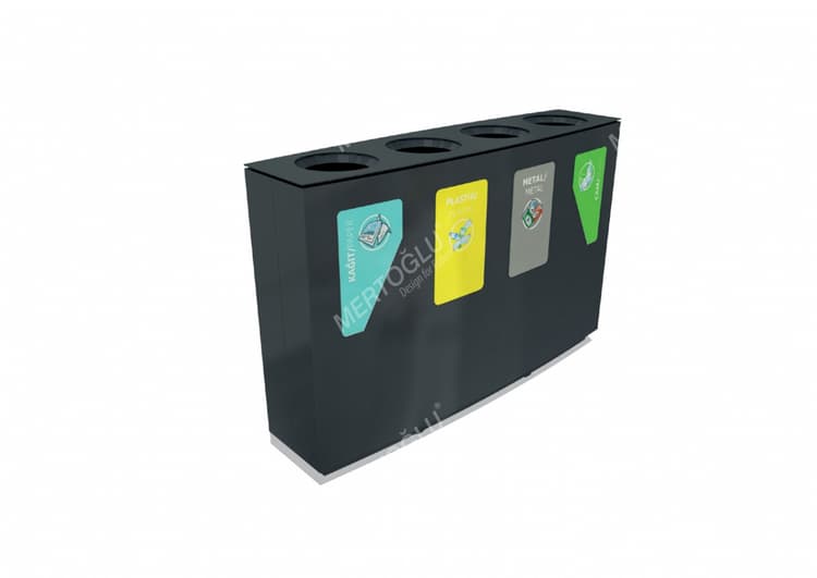 Geri Dönüşüm Atık Üniteleri Mak-672b-Dörtlü