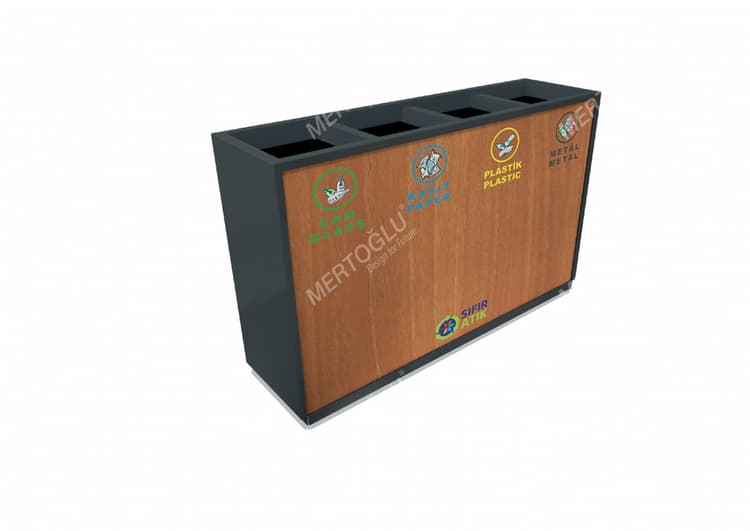 Geri Dönüşüm Atık Üniteleri Mak-673d-Dörtlü