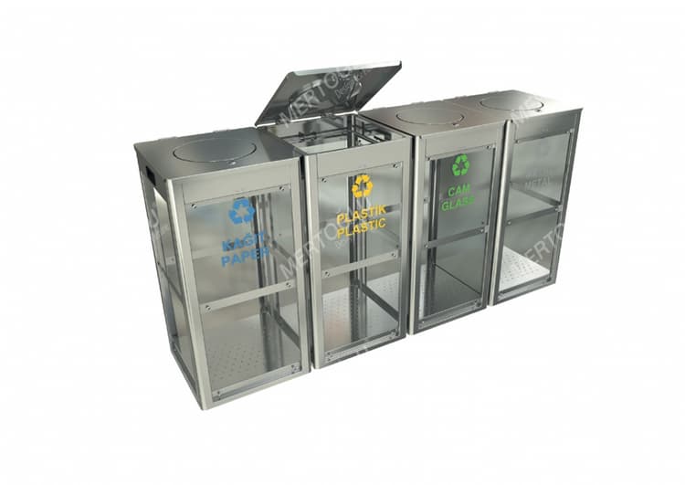 Geri Dönüşüm Atık Üniteleri Mak-685a-Dörtlü