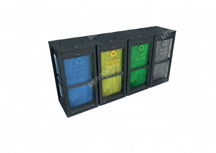 Geri Dönüşüm Atık Üniteleri Mak-685b-Dörtlü