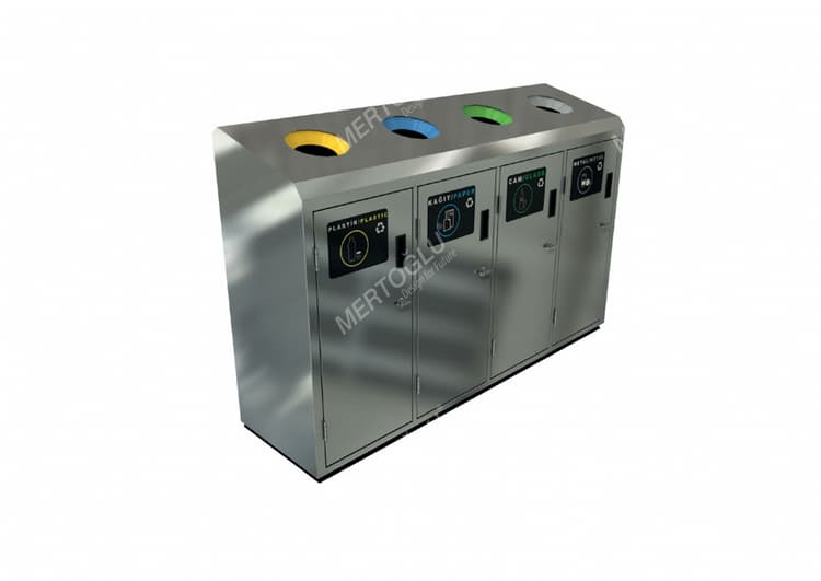 Geri Dönüşüm Atık Üniteleri Mak-689a-Dörtlü