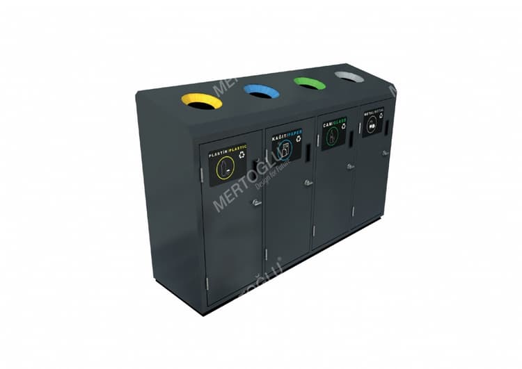 Geri Dönüşüm Atık Üniteleri Mak-689b-Dörtlü