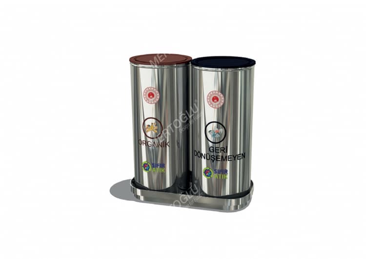 Sıfır Atık Projesi Geri Dönüşüm Atık Ünitesi Mak-608a İkili