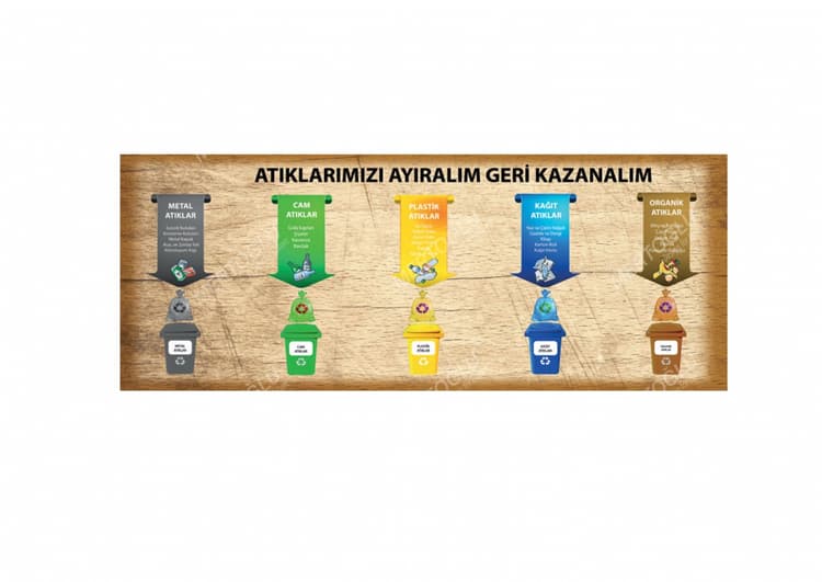 Sıfır Atık Projesi Yönlendirme Panosu Msa-110e Beşli